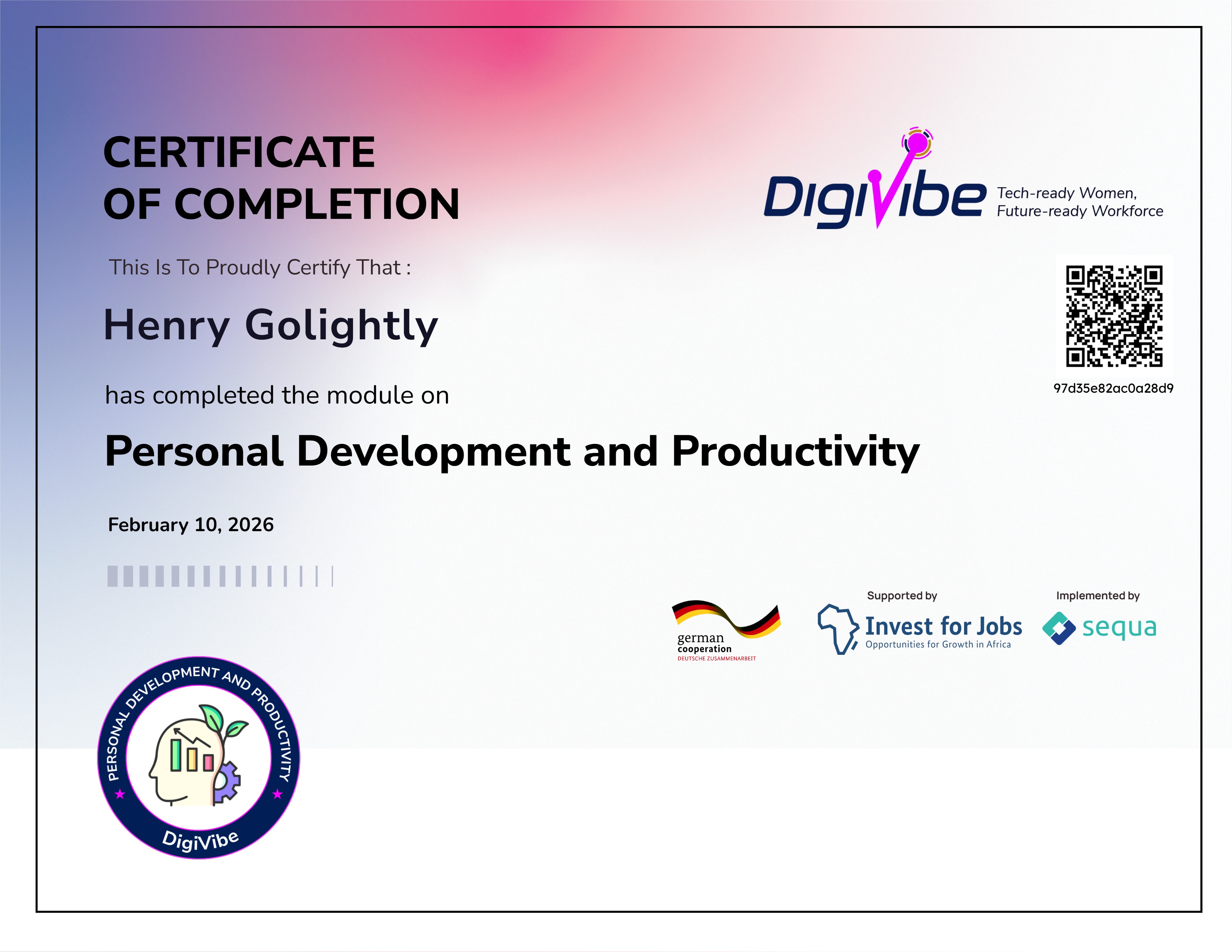 1. Personal Development & Career Navigation