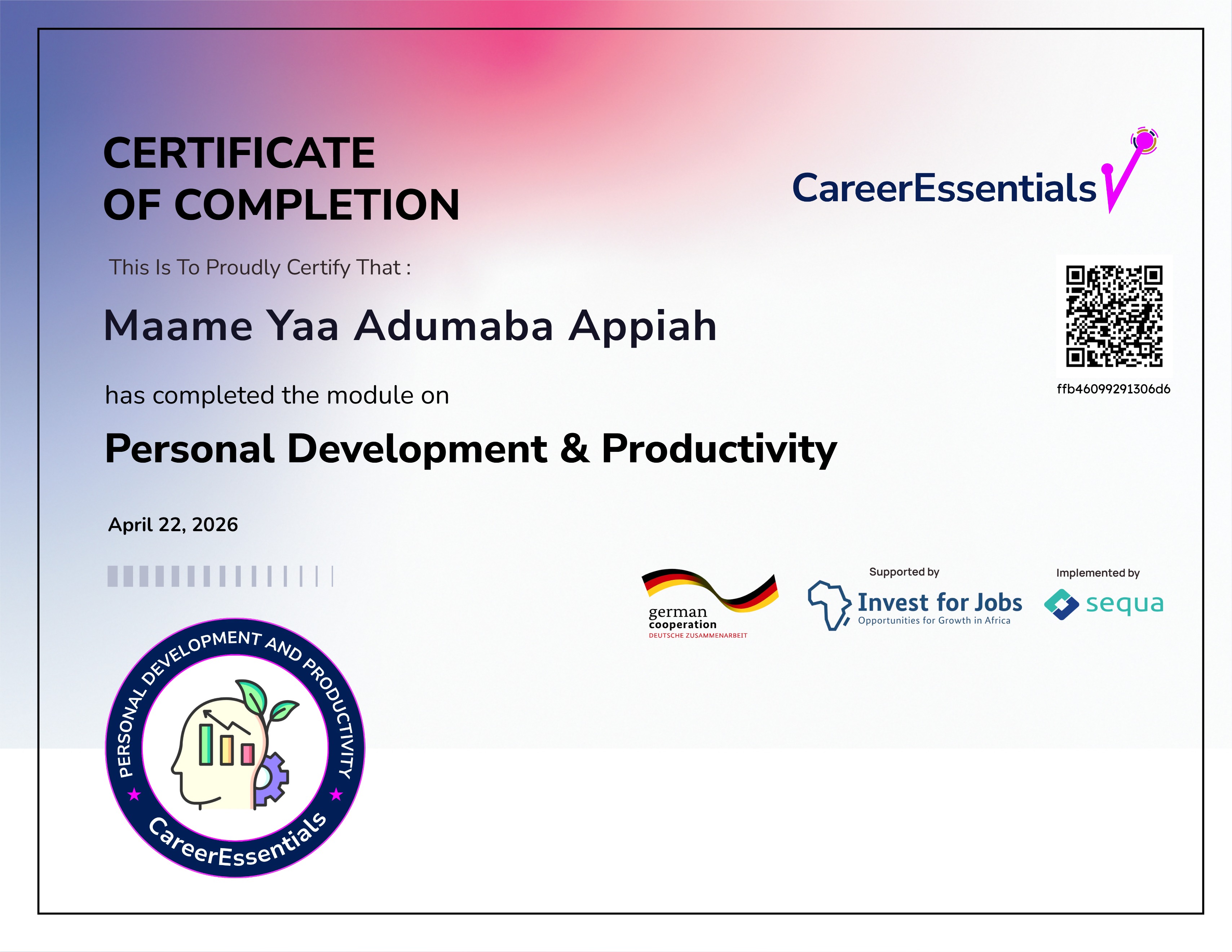 1. Personal Development & Career Navigation