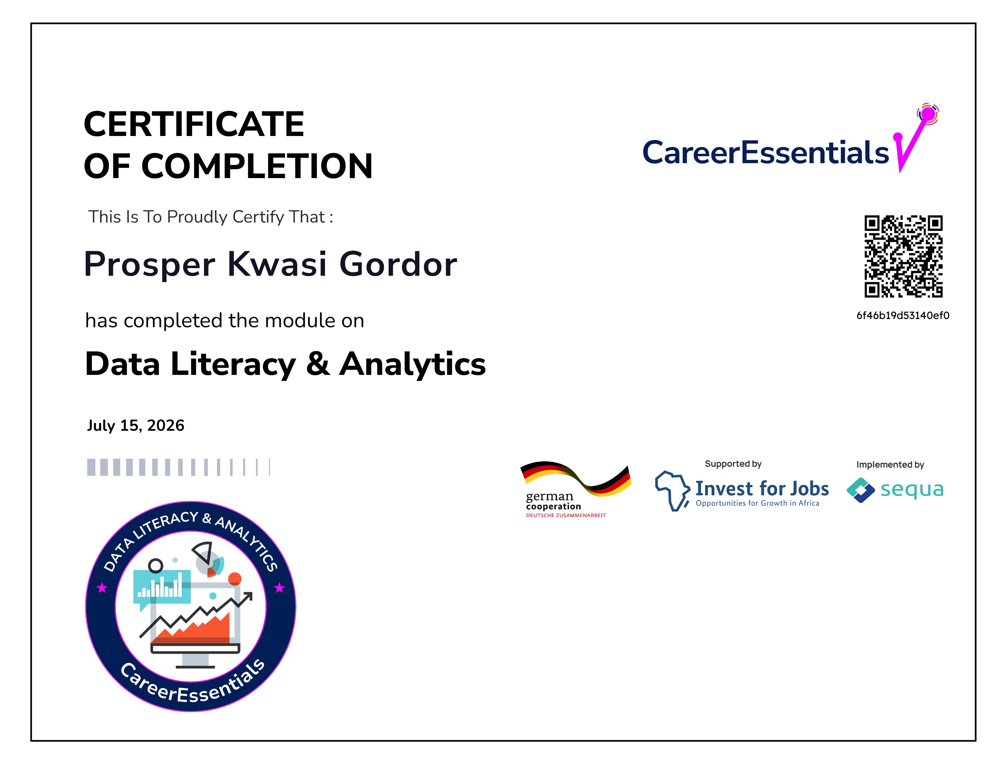 4. Data Literacy & Analytics